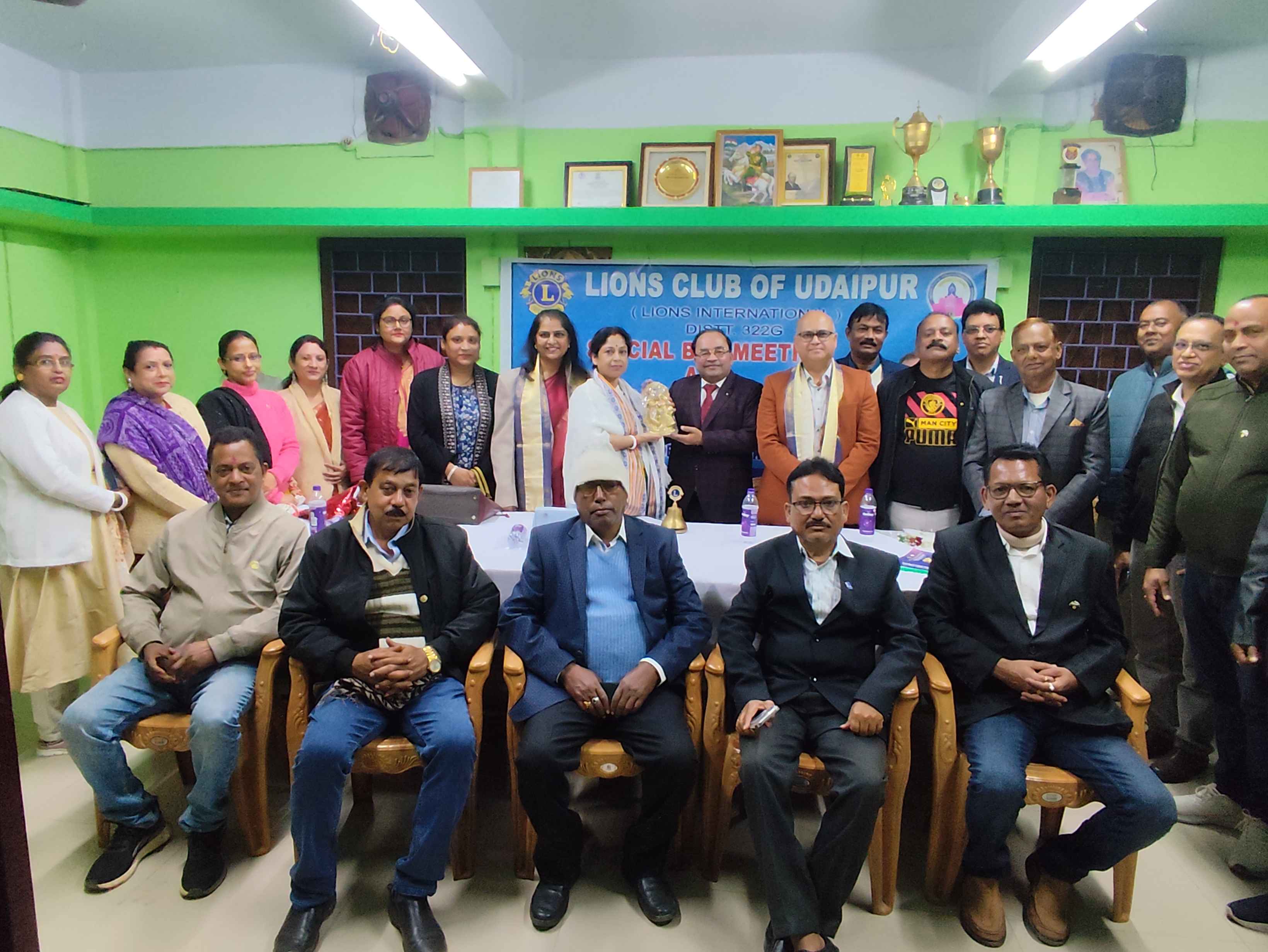 উদয়পুর লায়ন্স ক্লাবের সাধারণ সভা