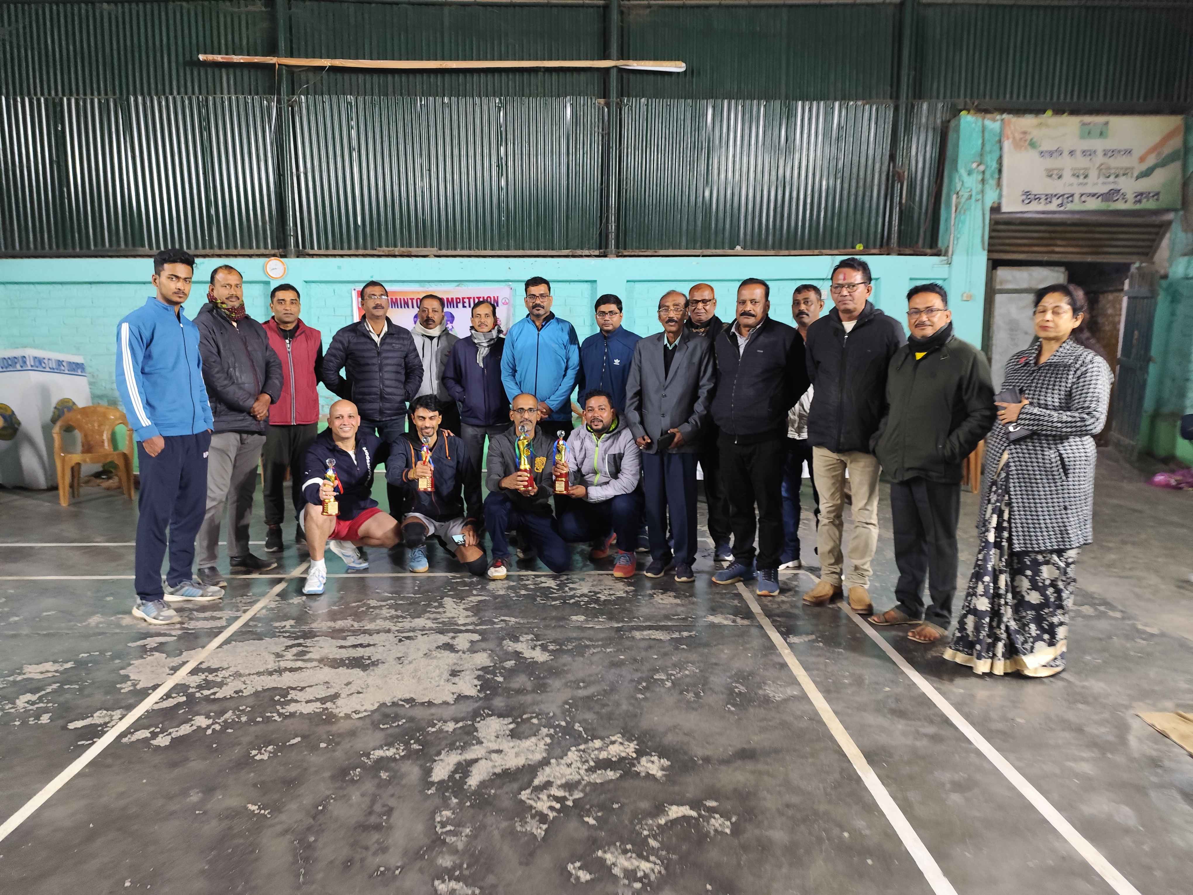 উদয়পুরে প্রিতি ব্যাডমিন্টন টুর্নামেন্টের আয়োজন করেন লাইন্স ক্লাব।